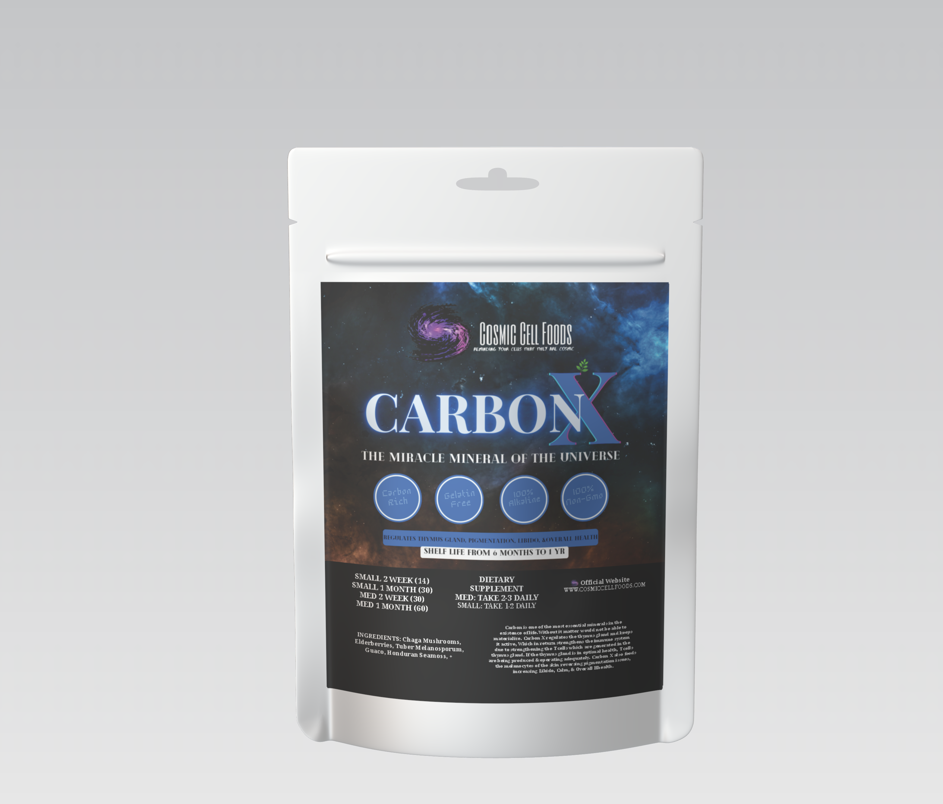[HOLIDAY SPECIAL] Carbon X (Thymus, Pigmentation, Relaxation & Nerve) Regulator
