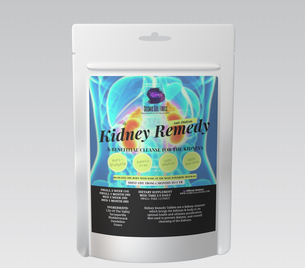 Kidney Remedy Herbal Therapy - Kidney Cleanse, Best For Dialysis & All Stages